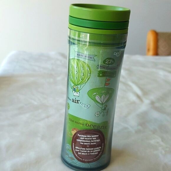 STARBUCKS Reduce Reuse Recycle 12 OZ Travel Mug - Picture 1 of 6